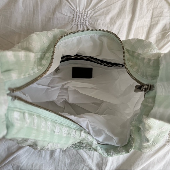 Zara Plaid Summer Crossbody Bag - Picture 2 of 3